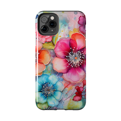 Vibrant Watercolor Floral Garden - iPhone Series Case