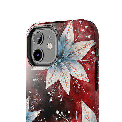 Winter Bloom Poinsettia – iPhone Case