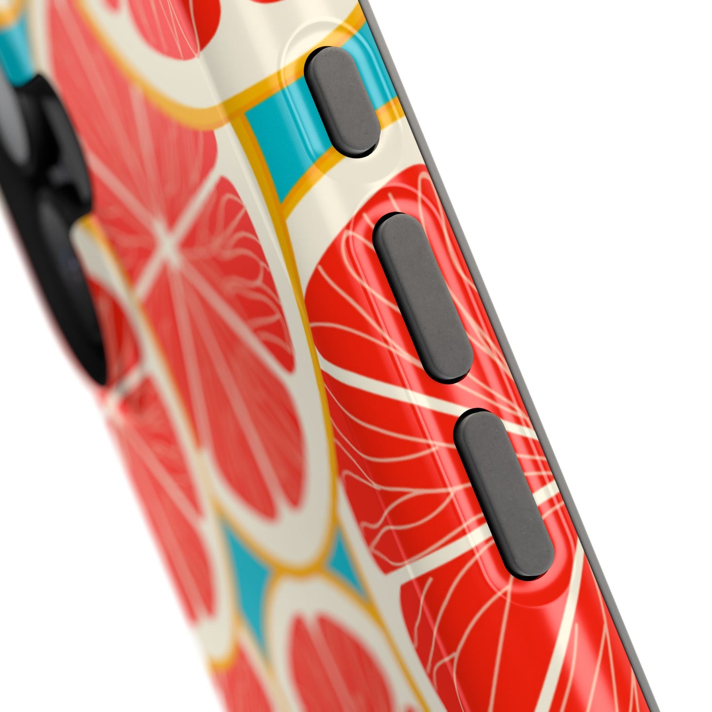 Ruby Grapefruit Pop Tough MagSafe iPhone Case – Vibrant Citrus Design, Shock-Resistant Protection