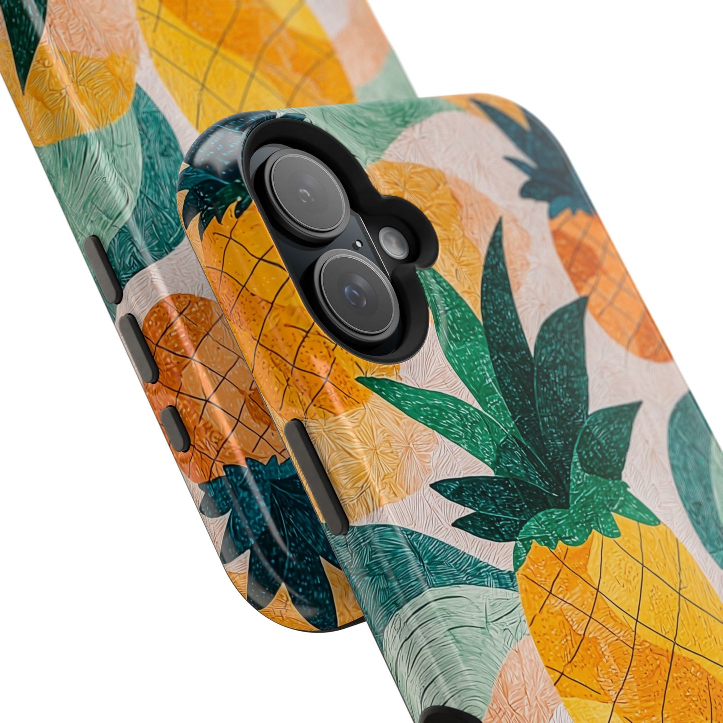 Tropical Pineapple MagSafe iPhone Case – Vibrant Fruit Design, Tough Dual-Layer Protection