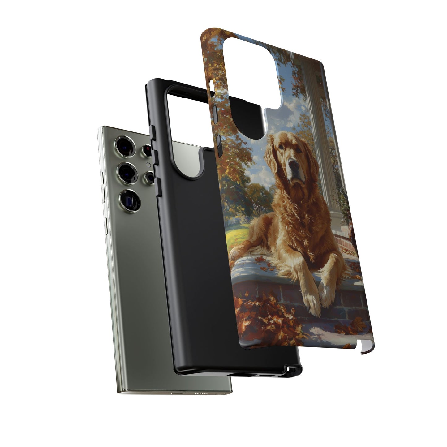 Golden Retriever Autumn Serenity - Samsung Galaxy Series Case