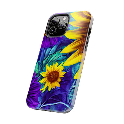 Purple & Gold Sunflower Dream - iPhone Series Case