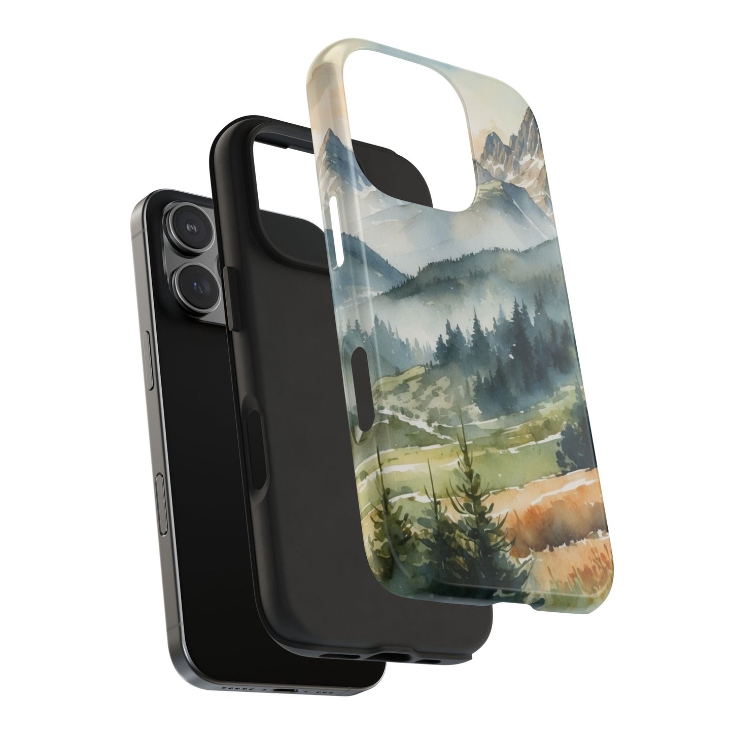 Serene Alpine Forest - iPhone Case