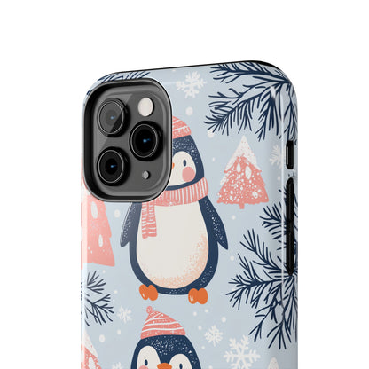 Penguin in Winter Wonderland iPhone Case