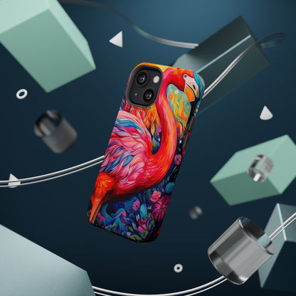 Flamingo Fiesta – Vibrant Flamingo MagSafe iPhone Cases