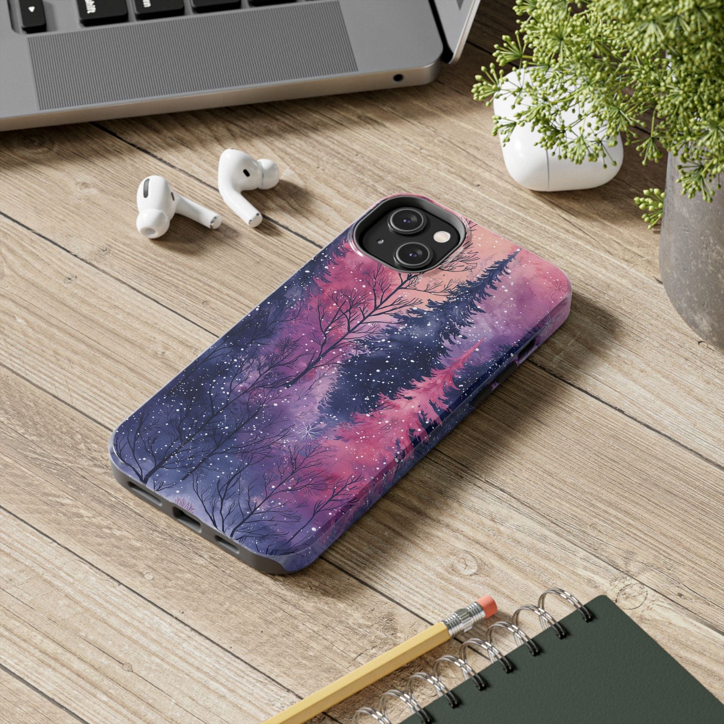 Sunset Snow Forest - iPhone Series Case