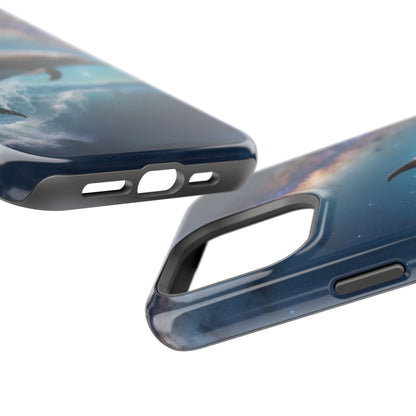 Dolphin Galaxy Splash - MagSafe-Compatible Case