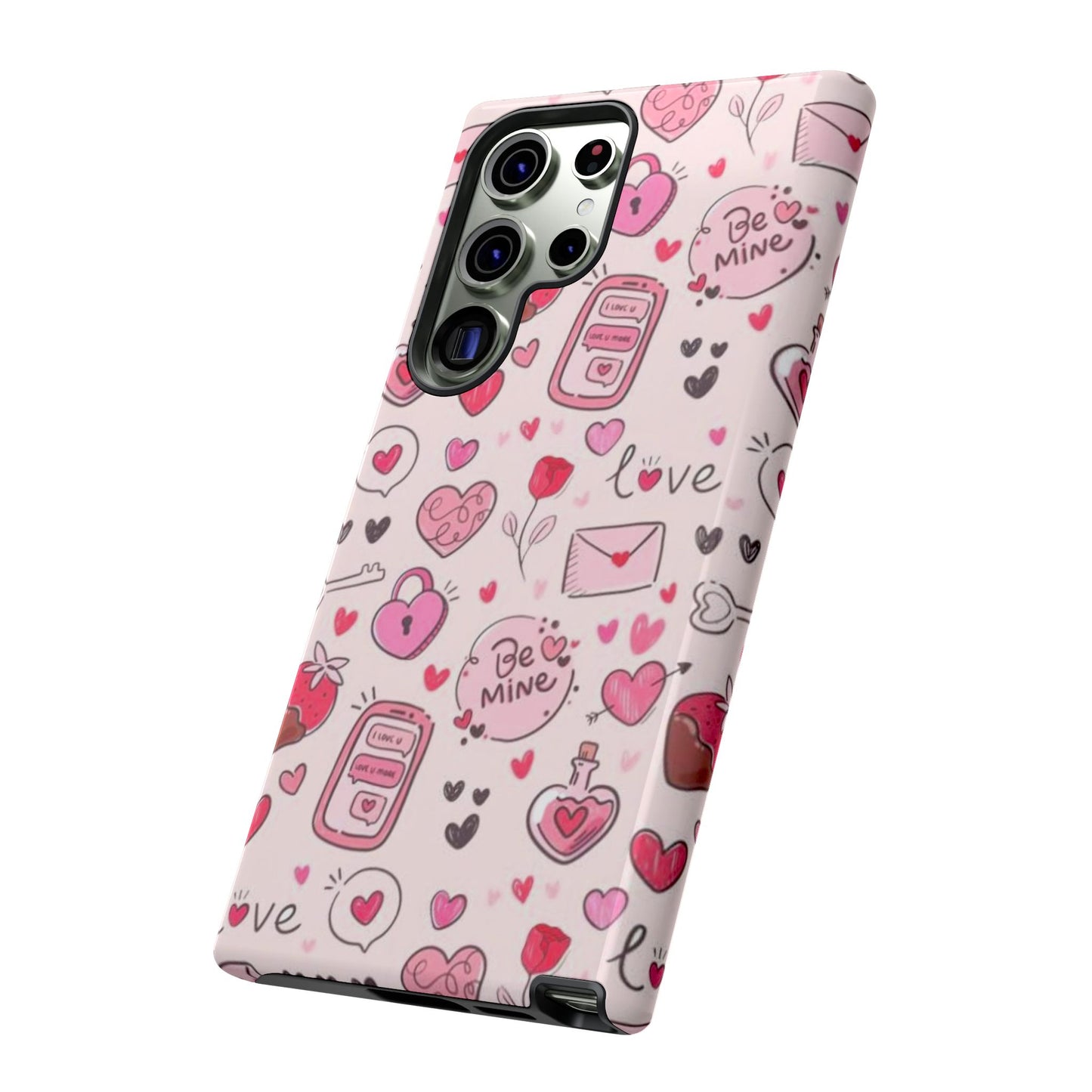 Samsung Galaxy Case: Playful Valentine's Day Icons Case