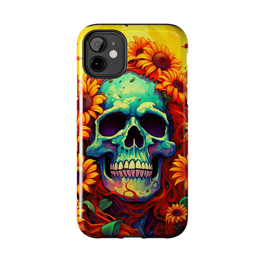 Sun Kissed Skull iPhone Case