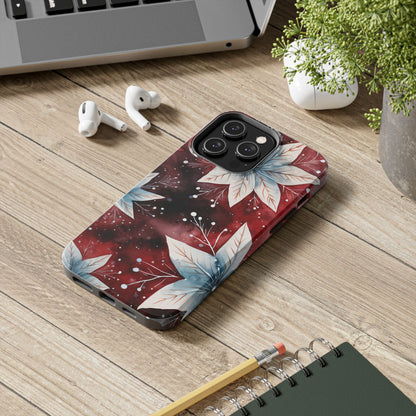 Winter Bloom Poinsettia – iPhone Case