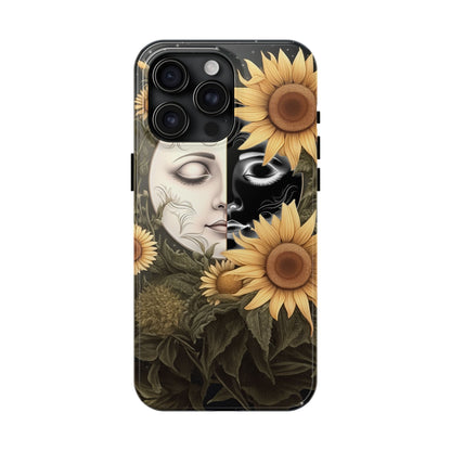 Sunflower Moon and Stars iPhone Case – Ethereal Art