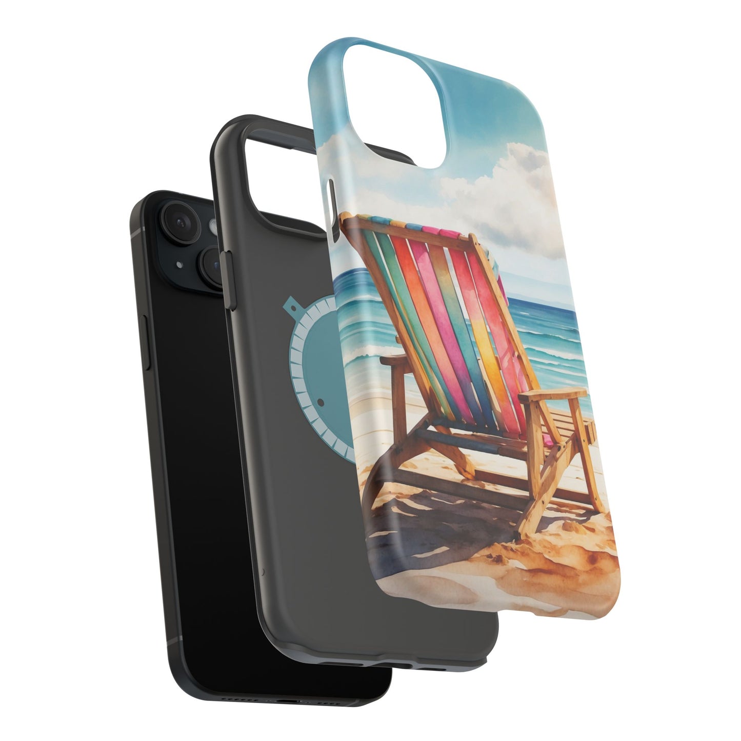 Vibrant Beach Escape MagSafe iPhone Case – Summer Vibes Design