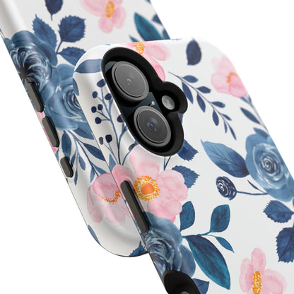 Pastel Garden Charm – MagSafe Case with Soft Watercolor Floral Print