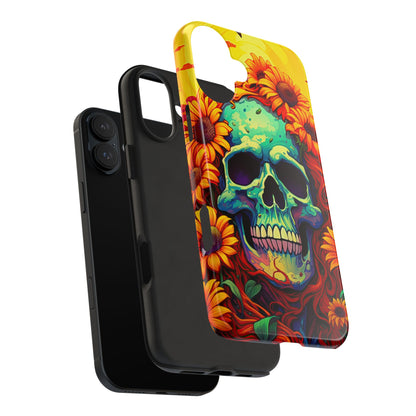 Sun Kissed Skull iPhone Case