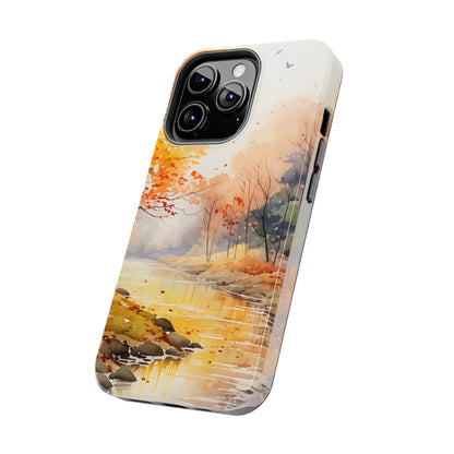 Autumn River Serenity – iPhone Case