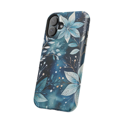 Midnight Frost Botanical – MagSafe iPhone Case