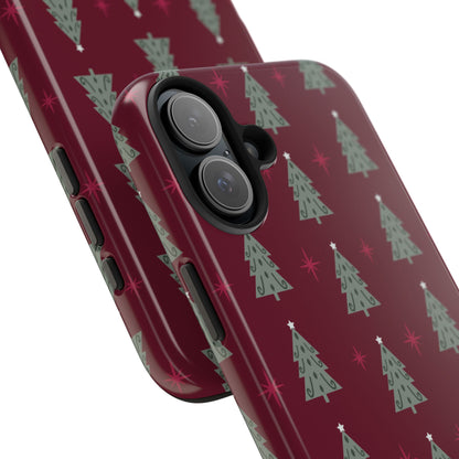 Retro Christmas Tree Pattern – iPhone Series Case