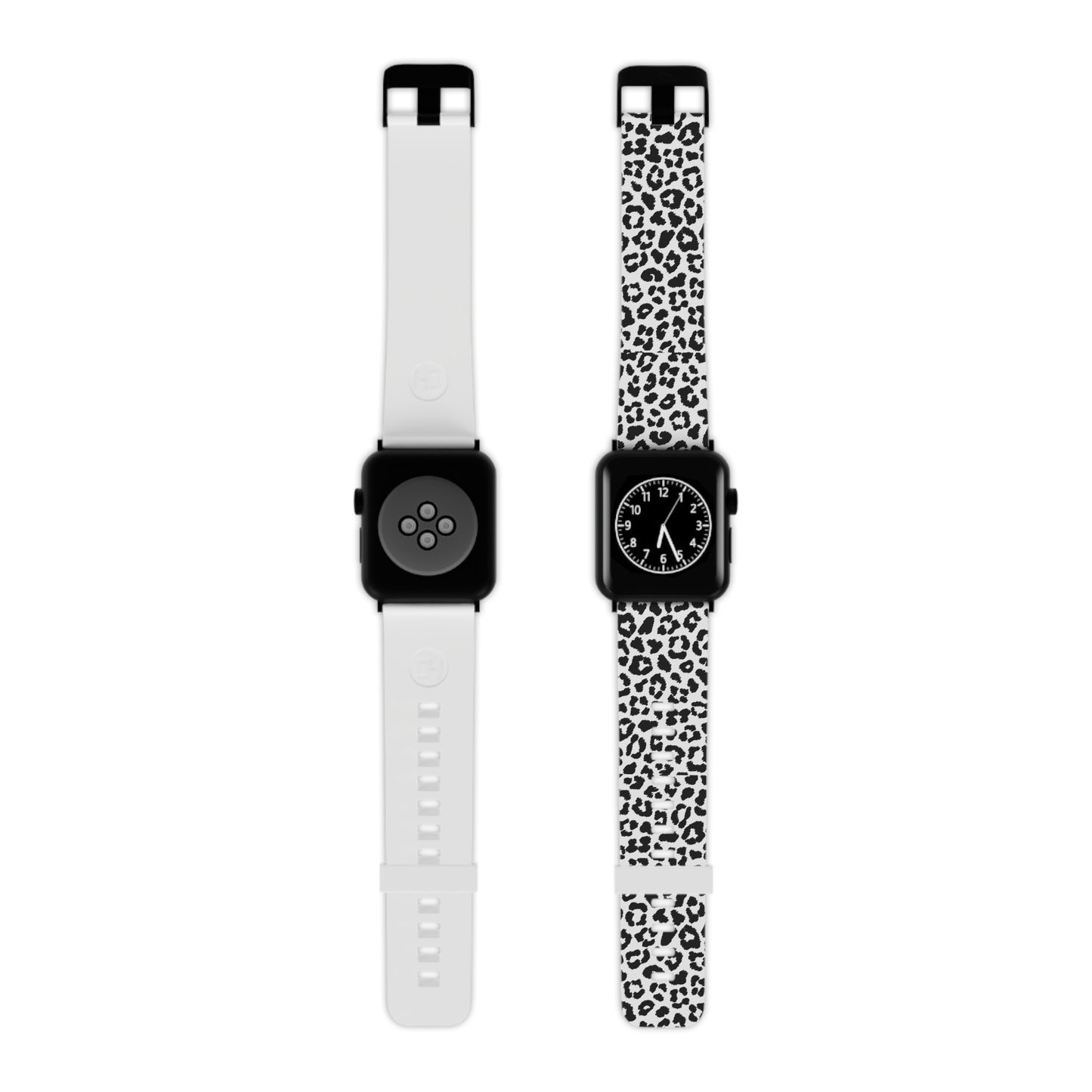 Monochrome Leopard Print Apple Watch Band