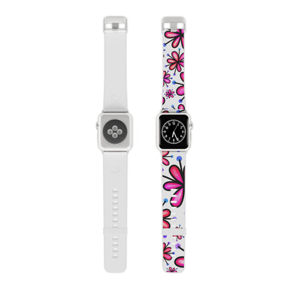  Pink Retro Bloom Apple Watch Band