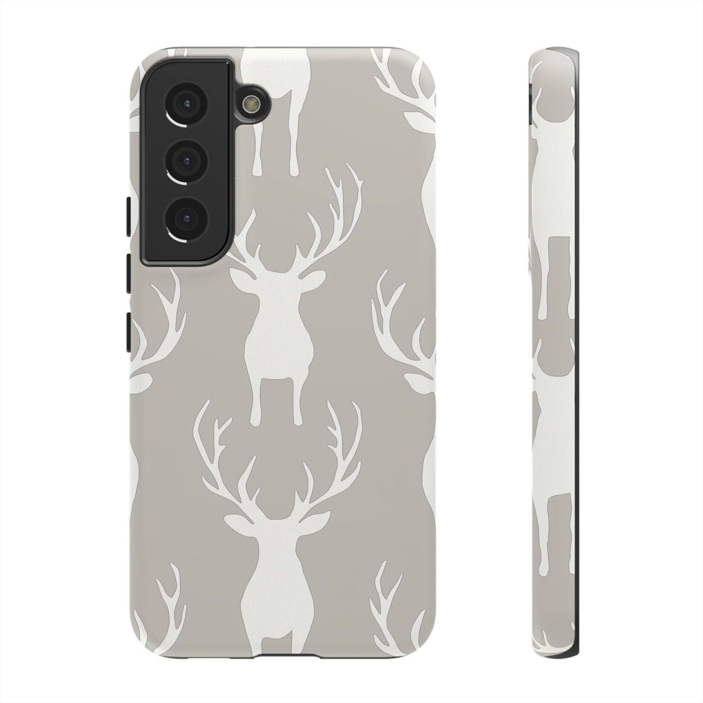 Minimalist Deer Silhouette Pattern – Samsung Galaxy Series Case