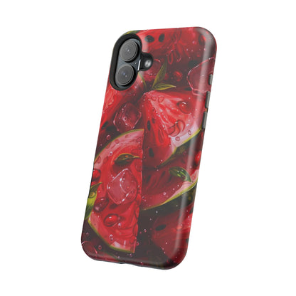 Juicy Watermelon MagSafe iPhone Case – Refreshing Summer Vibes, Dual-Layer Protection