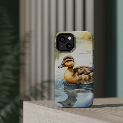 Graceful Duck Reflection – MagSafe iPhone Case