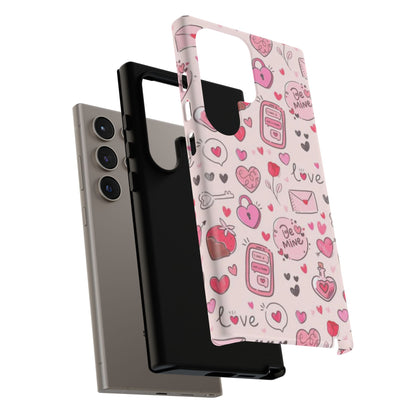 Samsung Galaxy Case: Playful Valentine's Day Icons Case