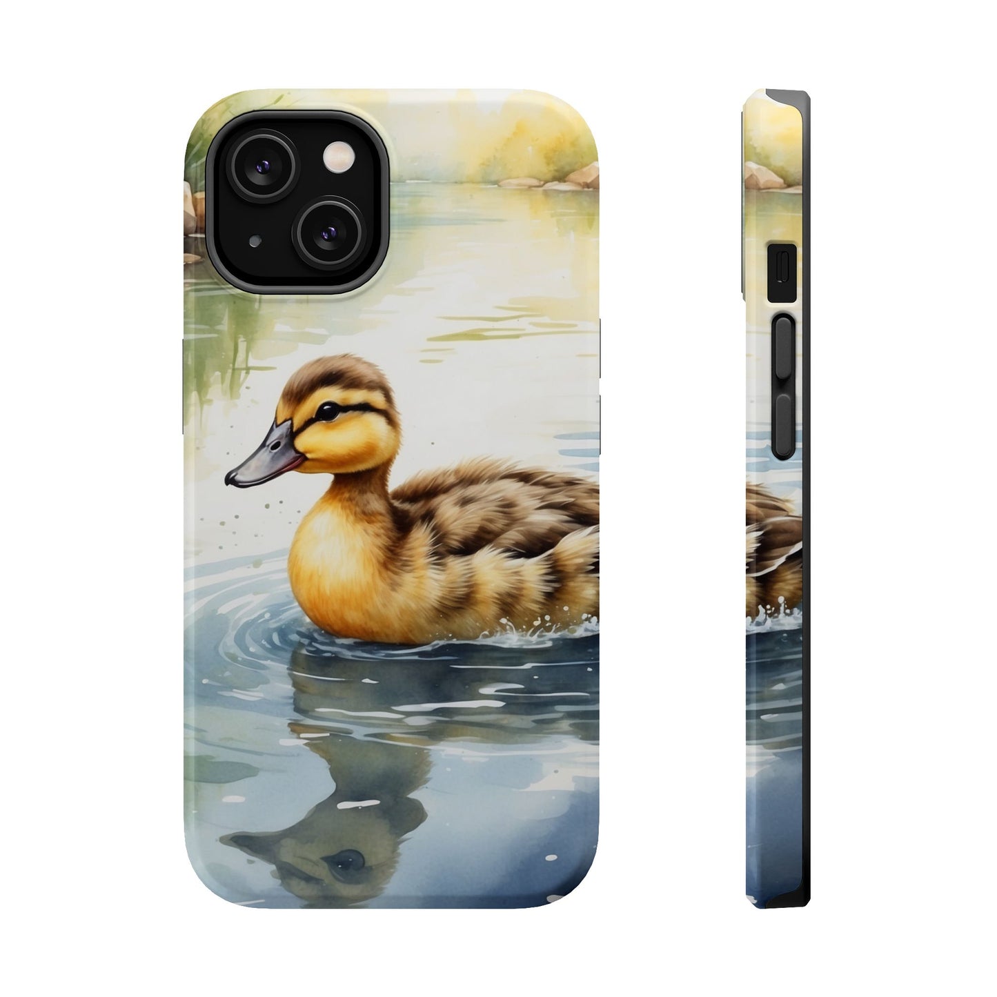 Graceful Duck Reflection – MagSafe iPhone Case