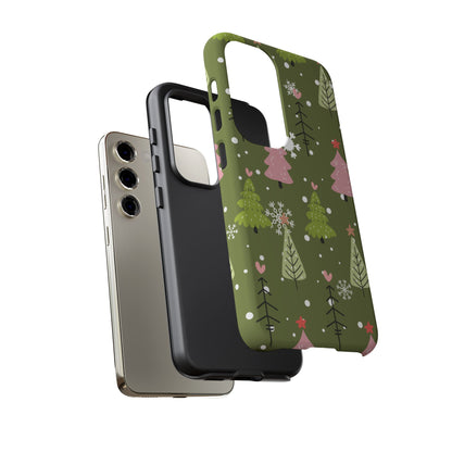 Whimsical Christmas Tree Pattern – Samsung Galaxy Series Case