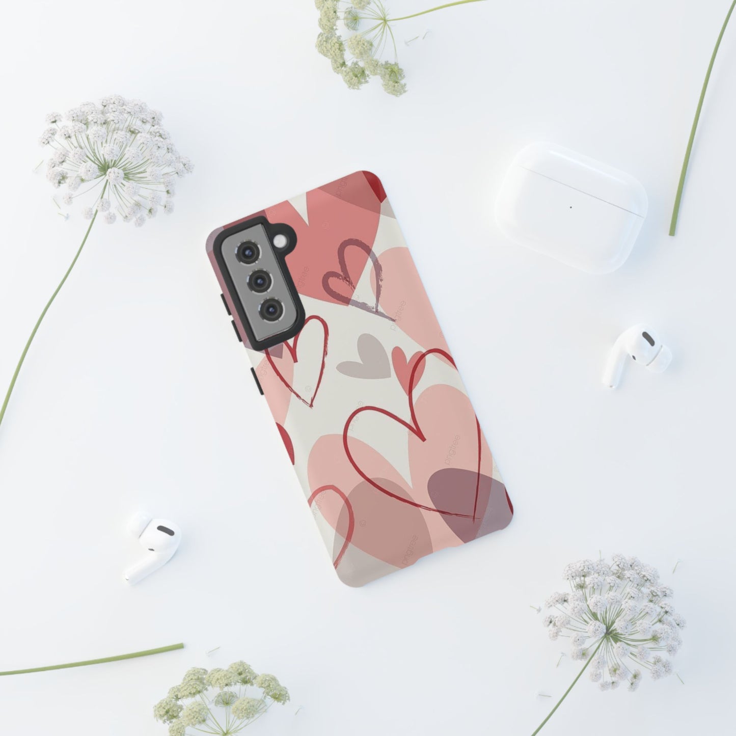 Romantic Red Hearts Samsung Galaxy Case