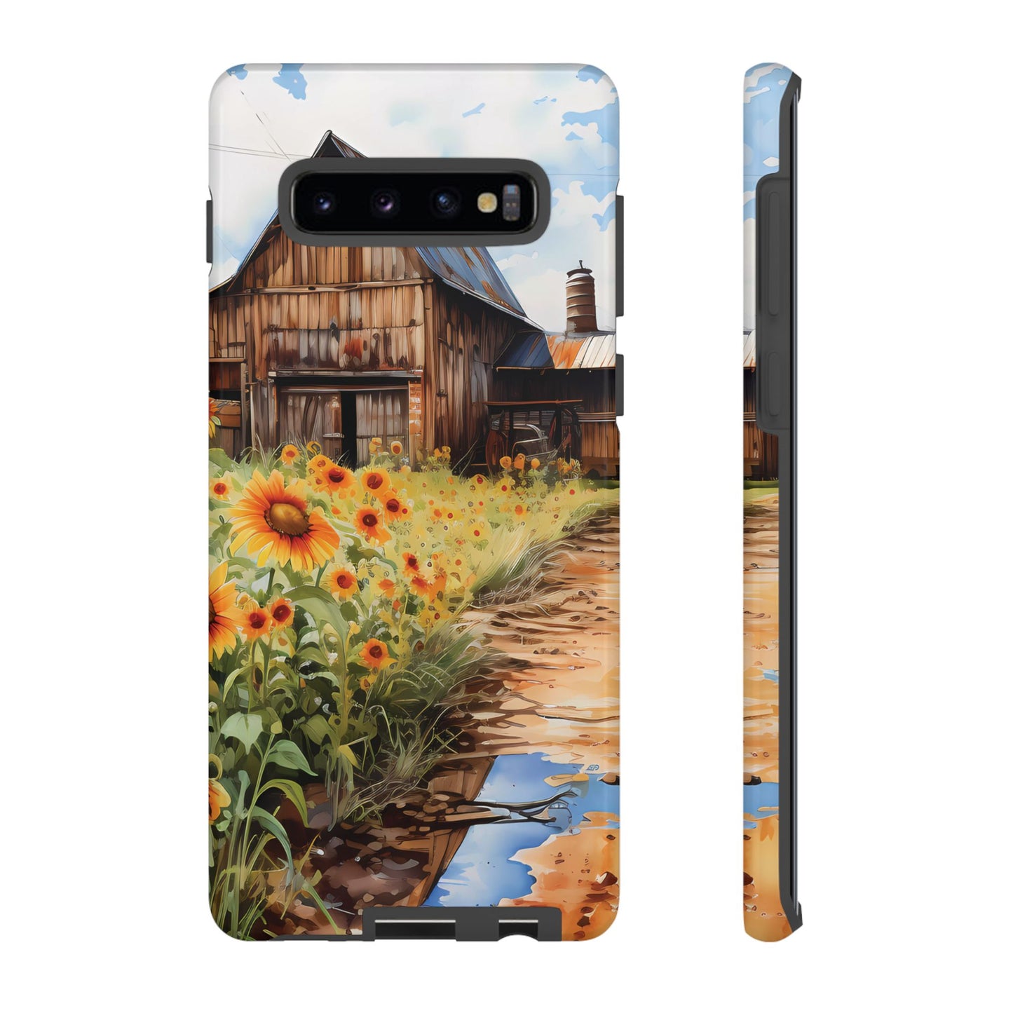 Sunflower iPhone Case  Rustic Farm Style