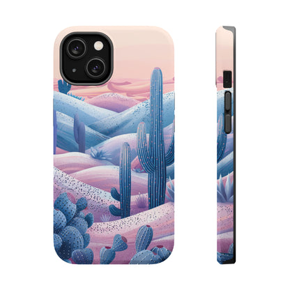 Desert Oasis MagSafe Case for iPhone – Cactus & Western Landscape Design for iPhone 15, 14 Pro Max, 13, and More!