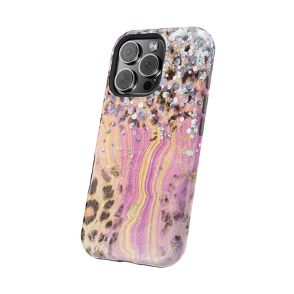 Glitter Glam Leopard – Magsafe iPhone Series Case