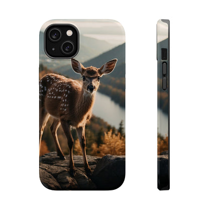 Whimsical Fawn in a Sunlit Forest MagSafe iPhone Case