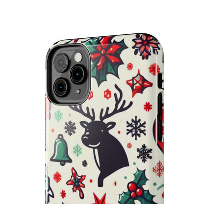 Cartoon Christmas Cheer – iPhone Case