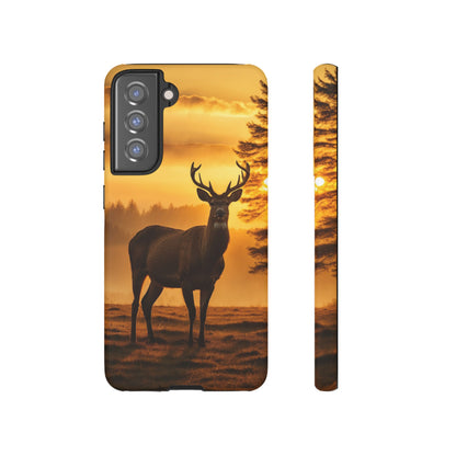 Sunset Majesty: Regal Stag – Samsung Galaxy Case