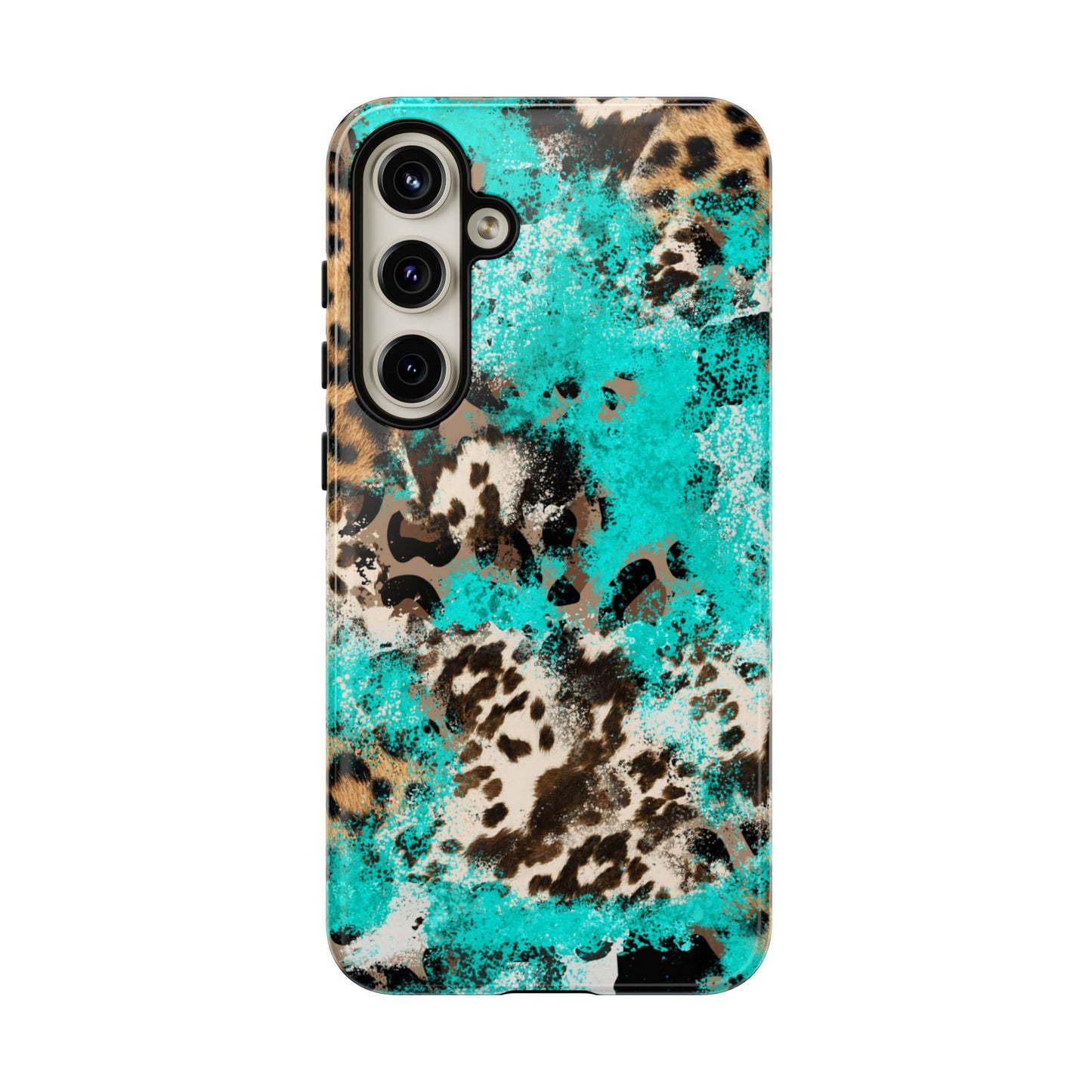 Aqua Splash Leopard - Samsung Galaxy Series Case