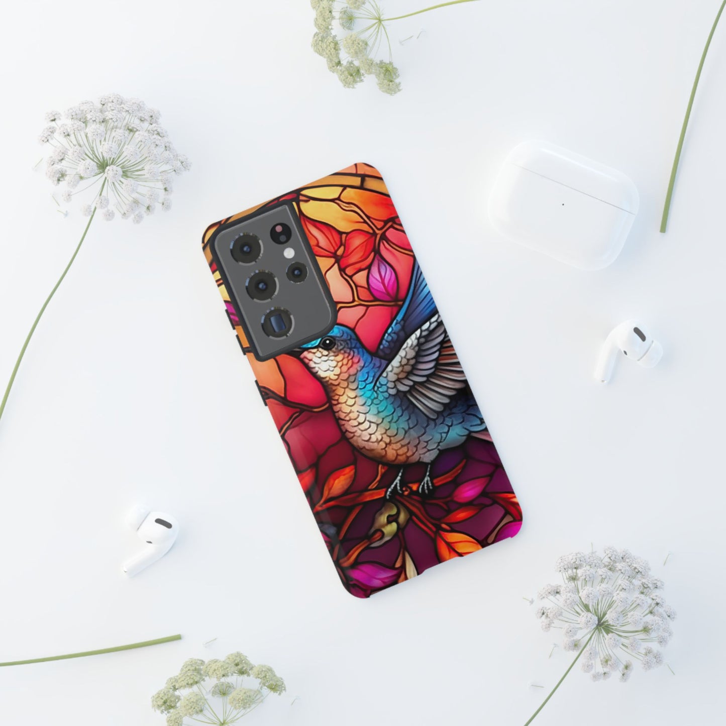 Radiant Multicolor Bird Artwork - Samsung Galaxy Case