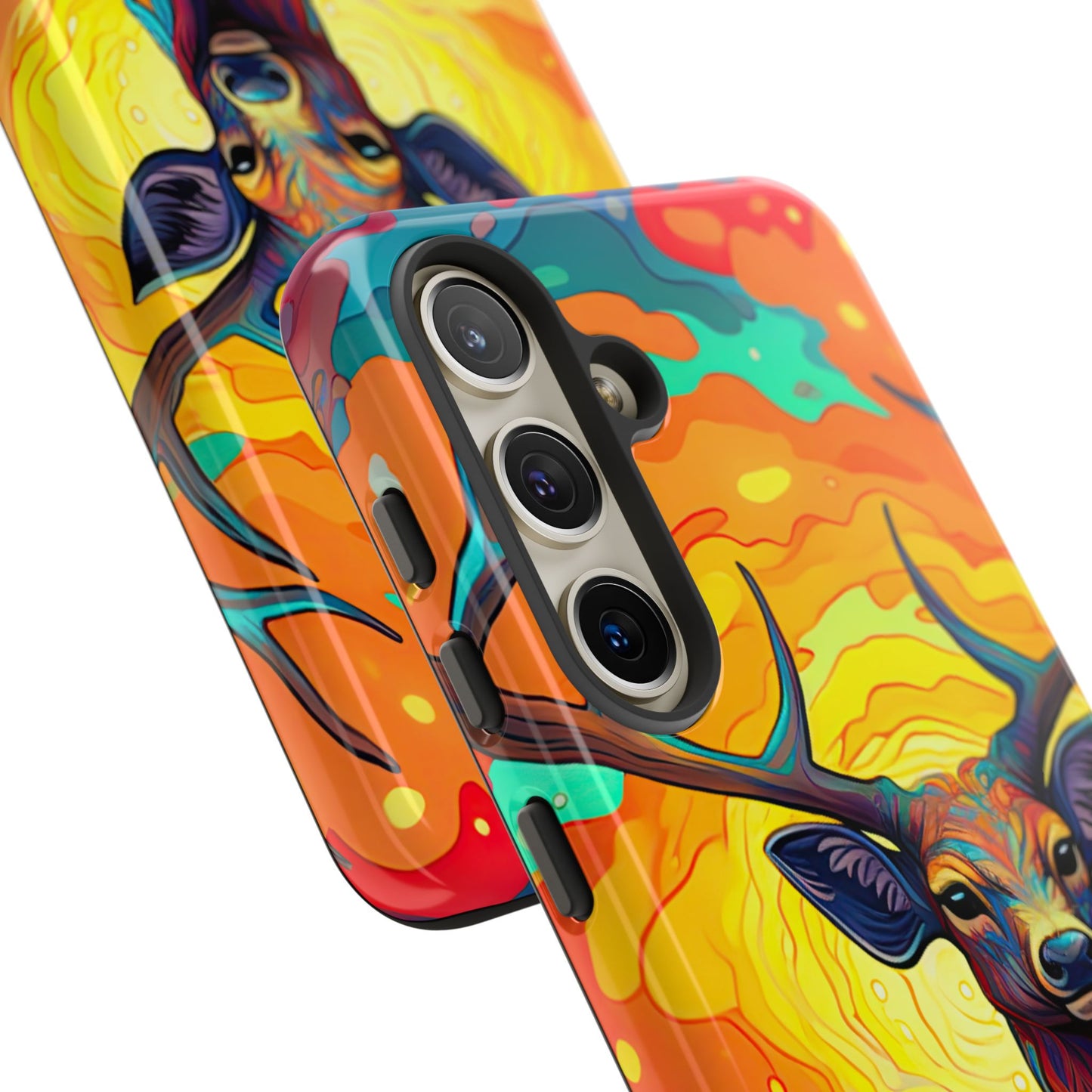 Vibrant Stag in Bloom – Samsung Galaxy Case