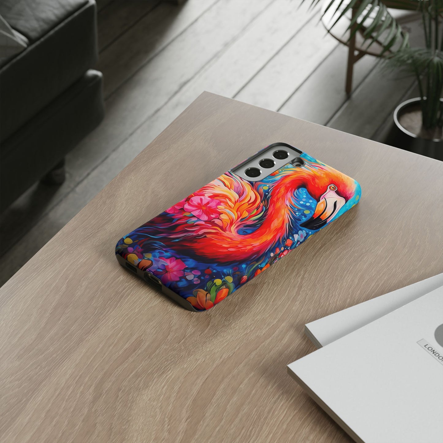 Tropical Elegance – Flamingo Samsung Galaxy Phone Case