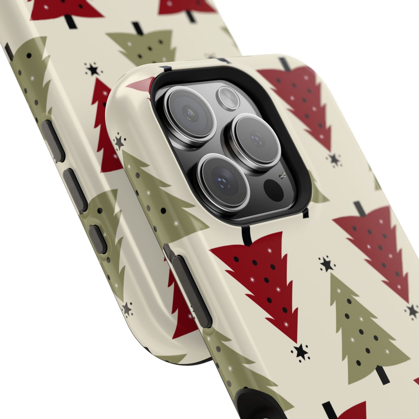 Retro Christmas Trees Pattern - MagSafe iPhone Series Case