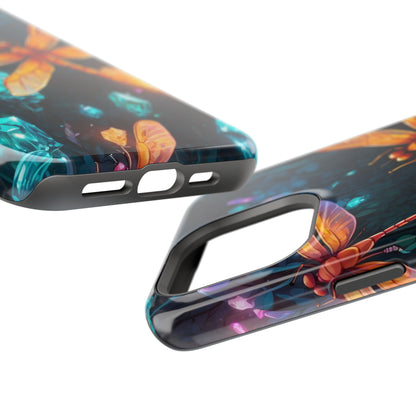 Mystical Dragonflies & Crystals – MagSafe iPhone Series Case