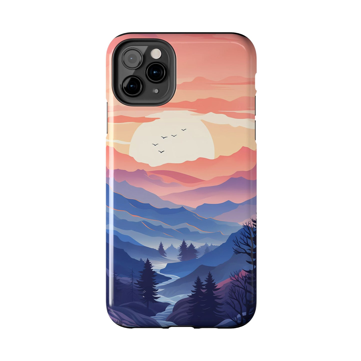 Smokey Mountains Pastel iPhone Case - BOGO Cases