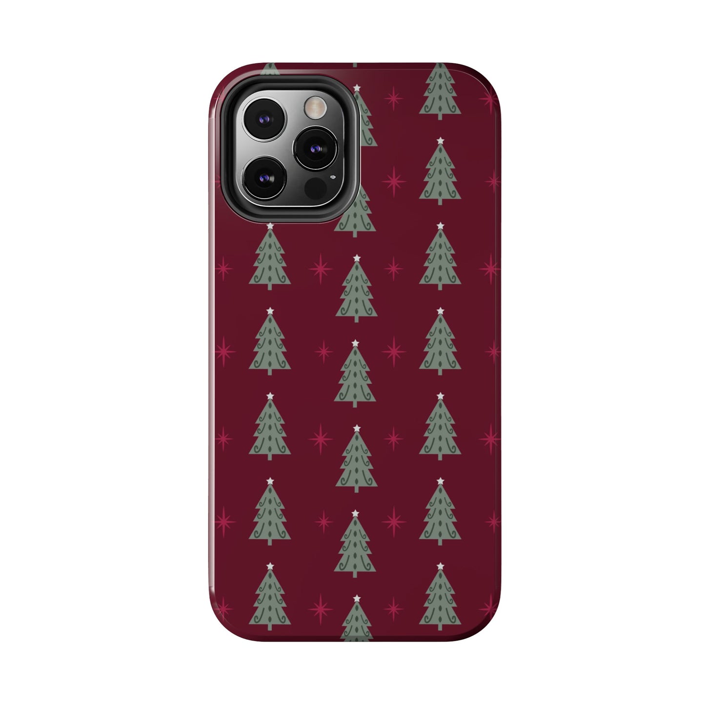 Retro Christmas Tree Pattern – iPhone Series Case