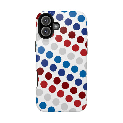 Patriotic Polka Dots - MagSafe iPhone Case