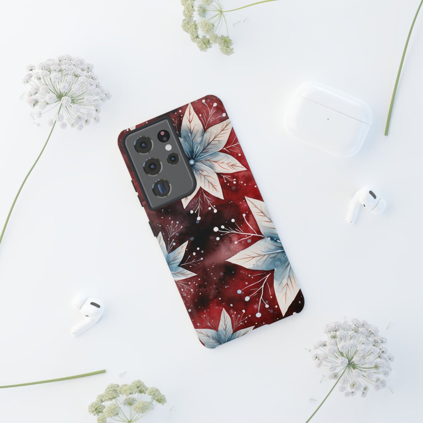 Winter Bloom Poinsettia – Samsung Galaxy Case