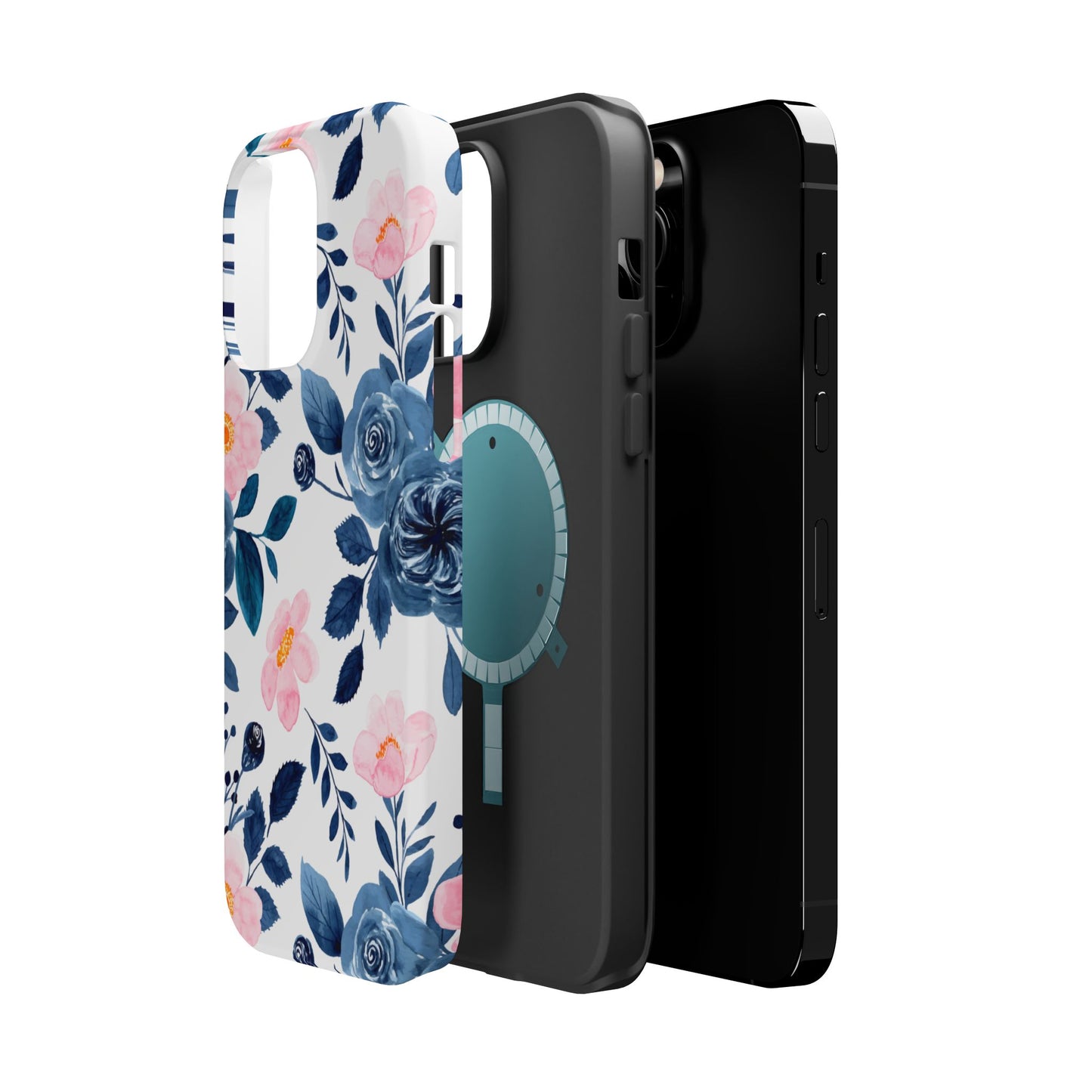 Pastel Garden Charm – MagSafe Case with Soft Watercolor Floral Print