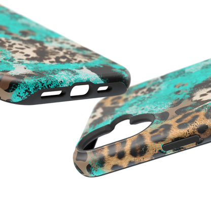 Aqua Splash Leopard - MagSafe iPhone Series Case