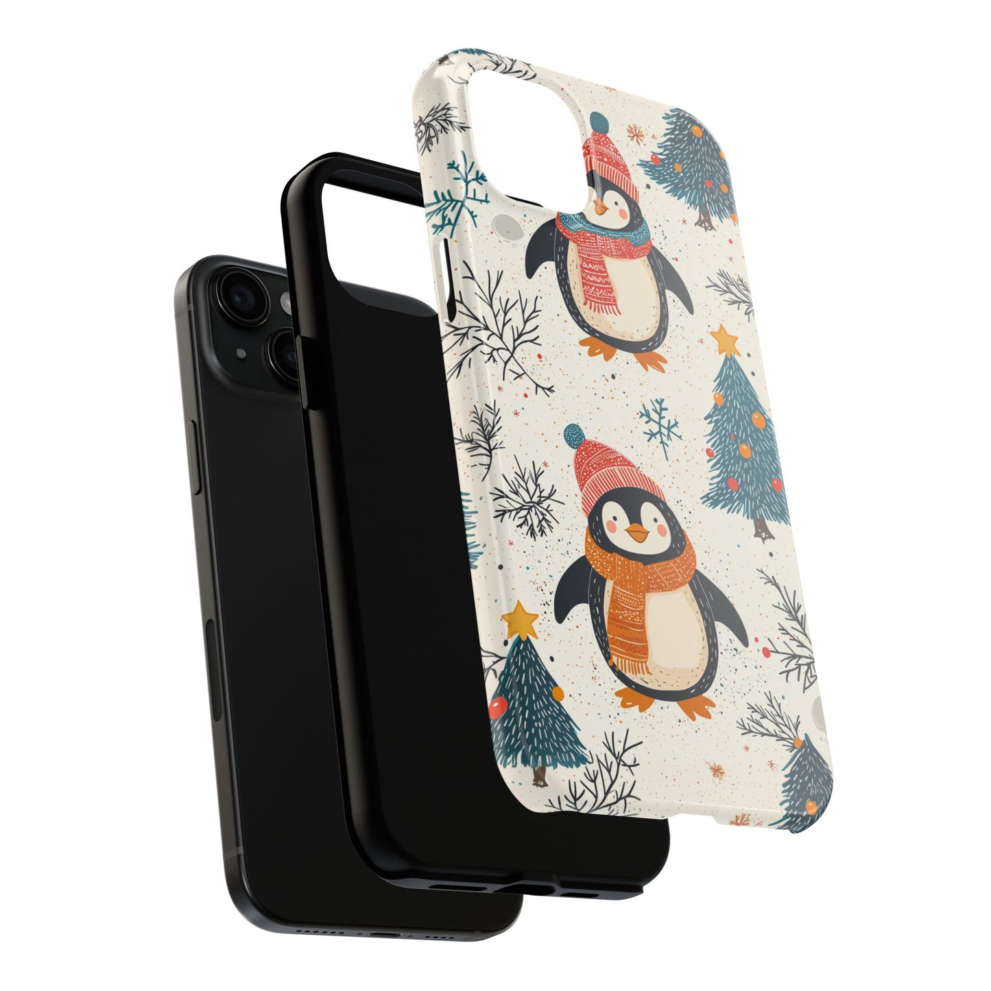 Penguin Wonderland – Snowy Christmas Cheer iPhone Case