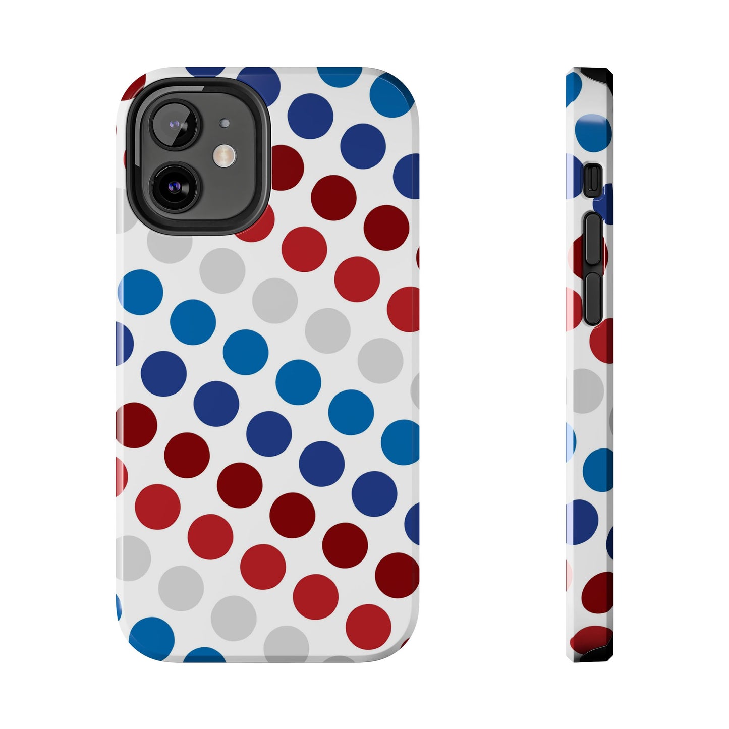 Patriotic Polka Dots - iPhone Case